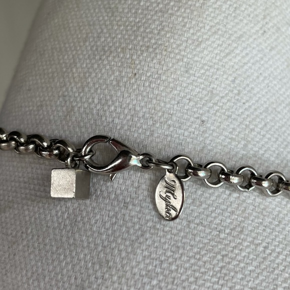 Myka Crystal Chain Link Necklace - Picture 3 of 6